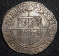 AN EXCELLENT ELIZABETH I SHILLING , 2nd Issue (mm Cross Crosslet) Bust 3c A really well struck & original coin with a wonderful crisp portrait. Slight surface contact marking, but totally full weight and unclipped. (S.2555). 
BETTER THAN VF