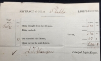 A VERY IMPORTANT PENNY BLACK (Pl.1a) on ENTIRE. Posted 3rd AUG1840,SALTCOATS, SCOTLAND.To: “ROBERT STEVENSON ESQ” Engineers,Northern Lighthouses, Edinburgh.(Grandfather of Robert Louis Stevenson)