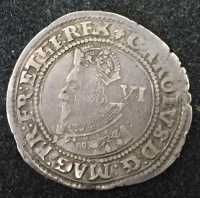 A VERY RARE CHARLES 1st (CORONATION) “FIRST YEAR OF ISSUE”  Shilling & Sixpence Pair of 1625..