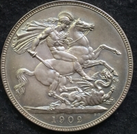 A Truly Outstanding Edward VII 1902 “Matt Proof Set” Coronation 1902. Housed in its original Red Leather, White Silk & Royal Blue Velvet case. Totally FDC and as issued.