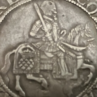 A HIGH GRADE  & ATTRACTIVE JAMES VI  ”THIRTY SHILLINGS” 
(After His Accession to the English Throne) “Shield with arms of England in 1st & 4th Quarters”