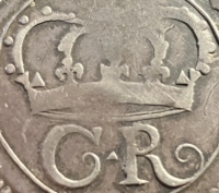 A Rare & Exceptionally Good, CHARLES 1st “ORMOND MONEY” (CIVIL WAR PERIOD) IRISH HALFCROWN of 1643-1644.