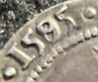 A Very Scarce and High Grade JAMES VI of Scotland (7th Coinage)
Portrait “Ten Shillings” 1595 (9 over inverted 9). Possibly a Uniquely Surviving Overdate Variety
